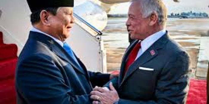 Presiden RI Prabowo dan Raja Yordania