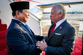 Presiden RI Prabowo dan Raja Yordania