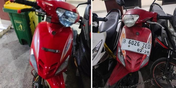 Viral wanita curi motor di Depok lalu nabrak saat hendak kabur